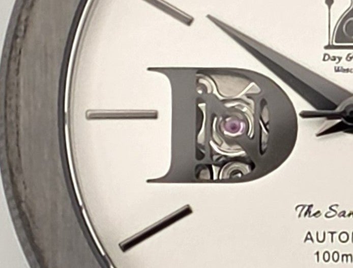 Gunmetal Eclipse automatic watch with gunmetal gray dial and steel bracelet