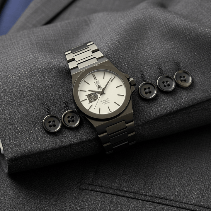 Day and Night Watch Co gunmetal dial automatic watch Sango 878 Gunmetal Eclipse