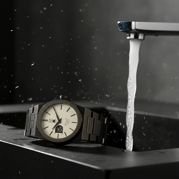 Day and Night Watch Co gunmetal dial automatic watch Sango 878 Gunmetal Eclipse