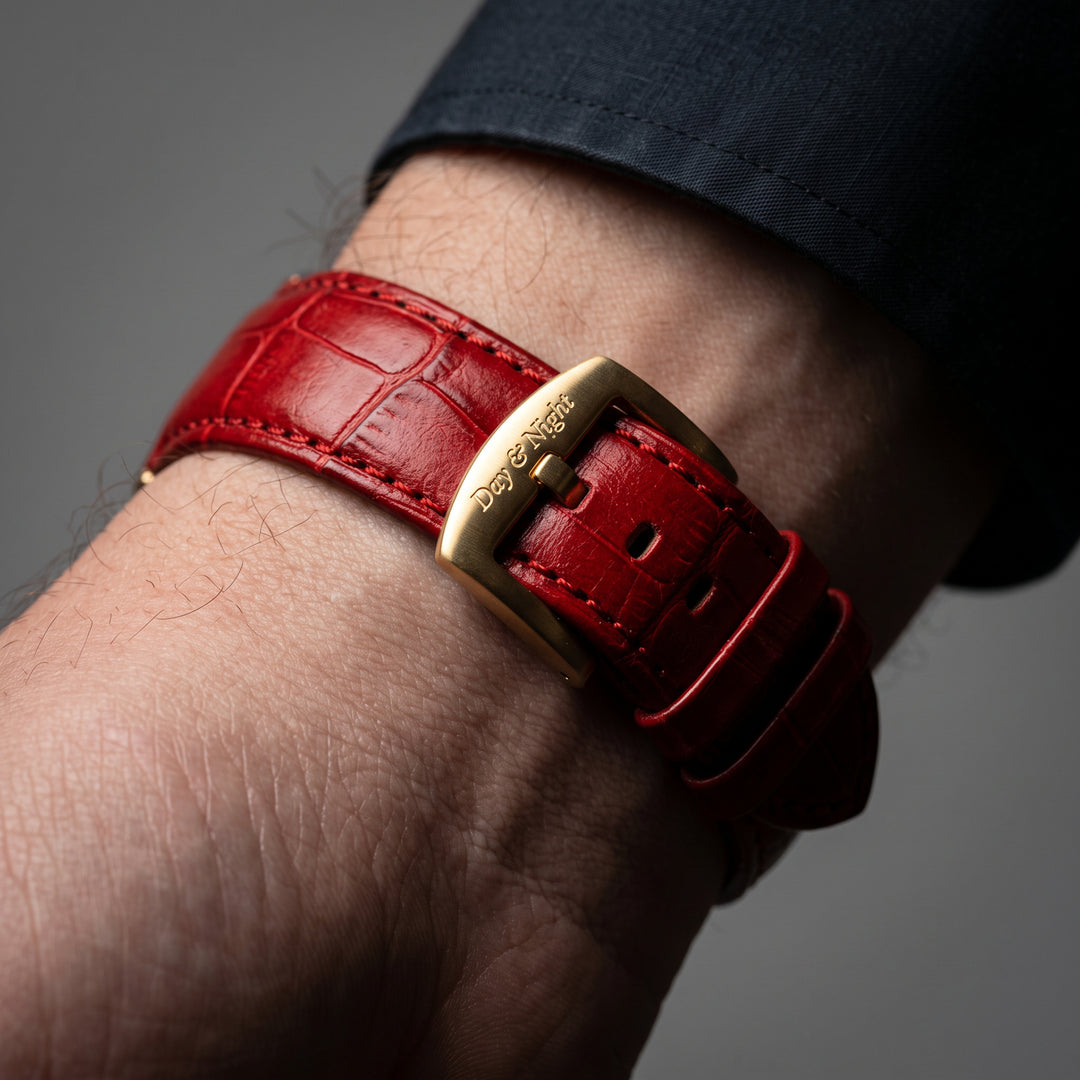 Red Heritage Leather