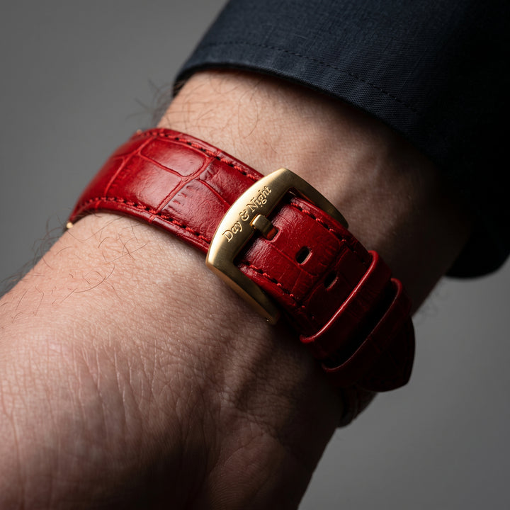 Red Heritage Leather