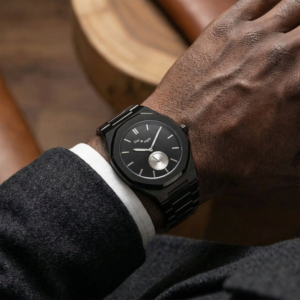 The Thutmos3 dark stainless steel mens watch