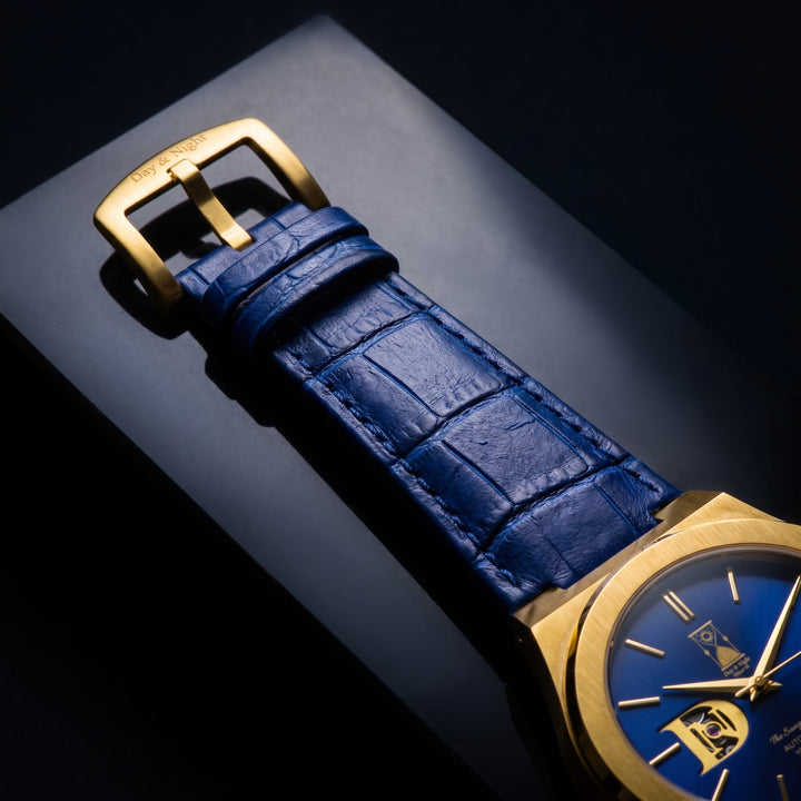 Blue Heritage Leather