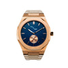 The Djoser mens rose gold stainless steel watch