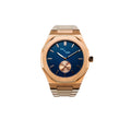 The Djoser mens rose gold stainless steel watch