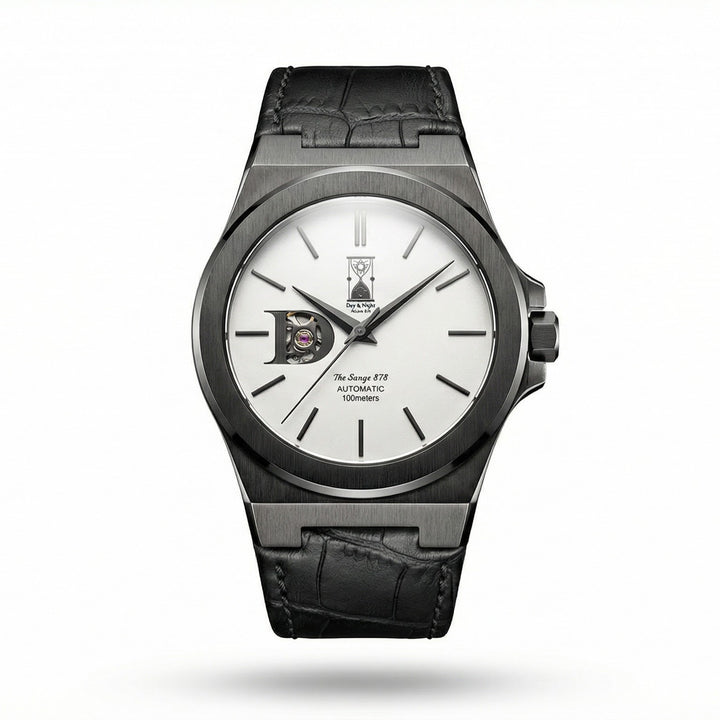 Day and Night Watch Co gunmetal dial automatic watch Sango 878 Gunmetal Eclipse