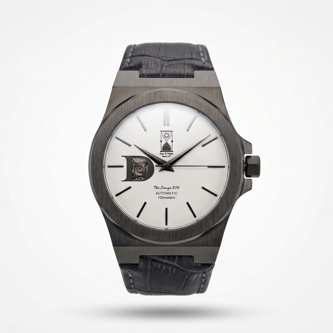 Day and Night Watch Co gunmetal dial automatic watch Sango 878 Gunmetal Eclipse