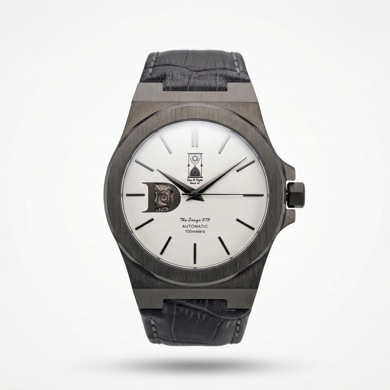 Day and Night Watch Co gunmetal dial automatic watch Sango 878 Gunmetal Eclipse