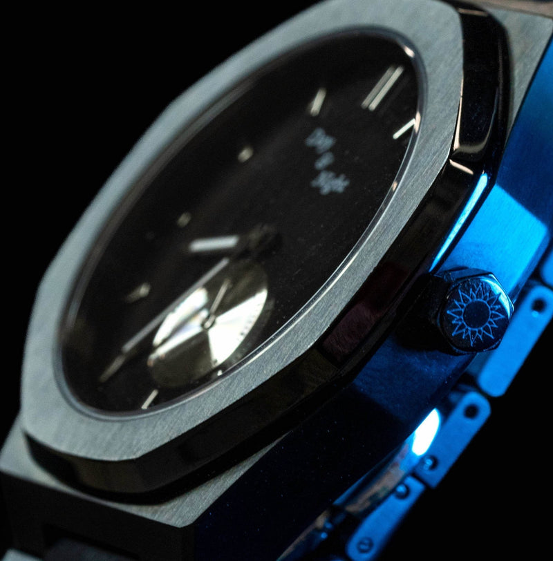 The Thutmos3 dark stainless steel mens watch